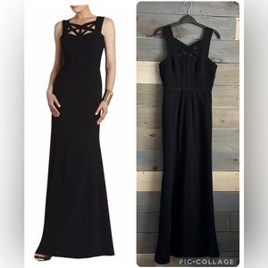 BCBG MaxAzria Valerie Black Maxi Cocktail Party Formal Floor Length